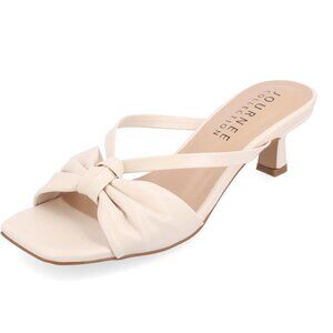 NiB Journee Women's Starling Pump Evening Heels Ivory Size 9 M $80 RY1369